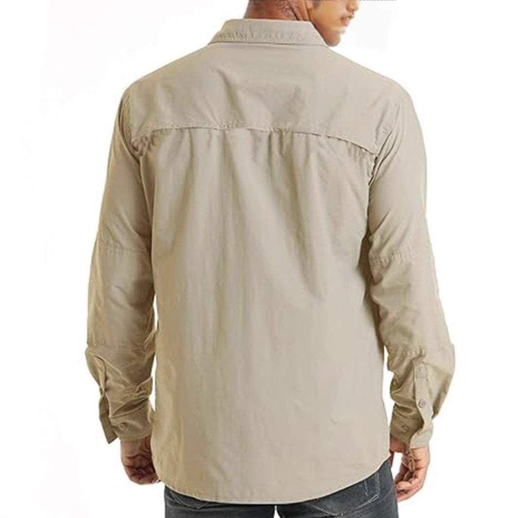 Multi-Pocket Tactical Utility Shirt