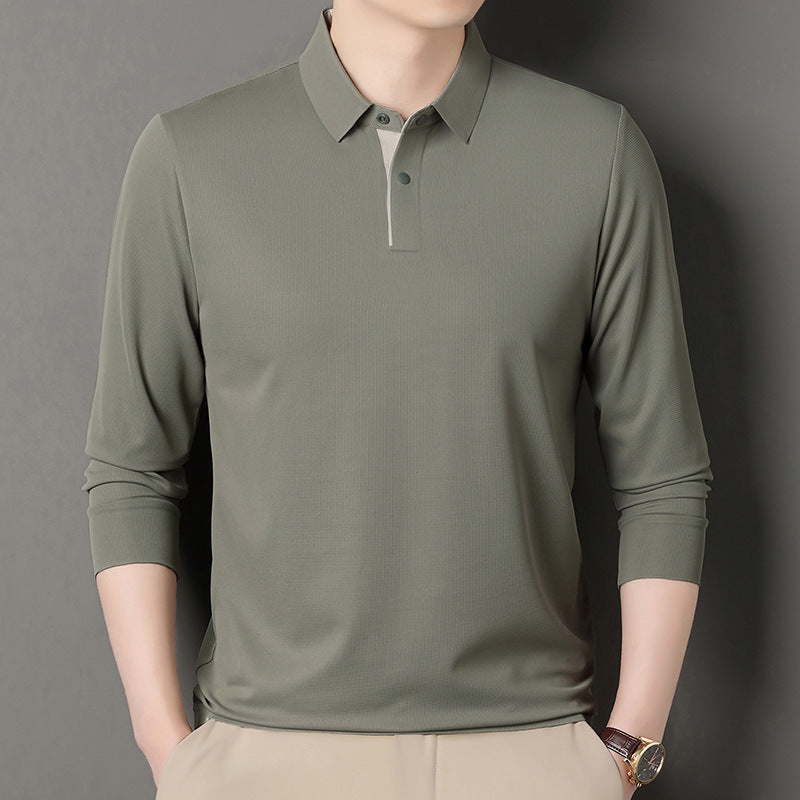 Men's Long-Sleeve Polo Shirt
