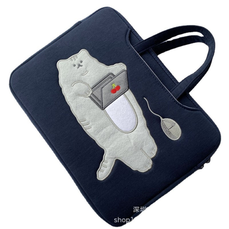 Embroidered Laptop Carrying Bag
