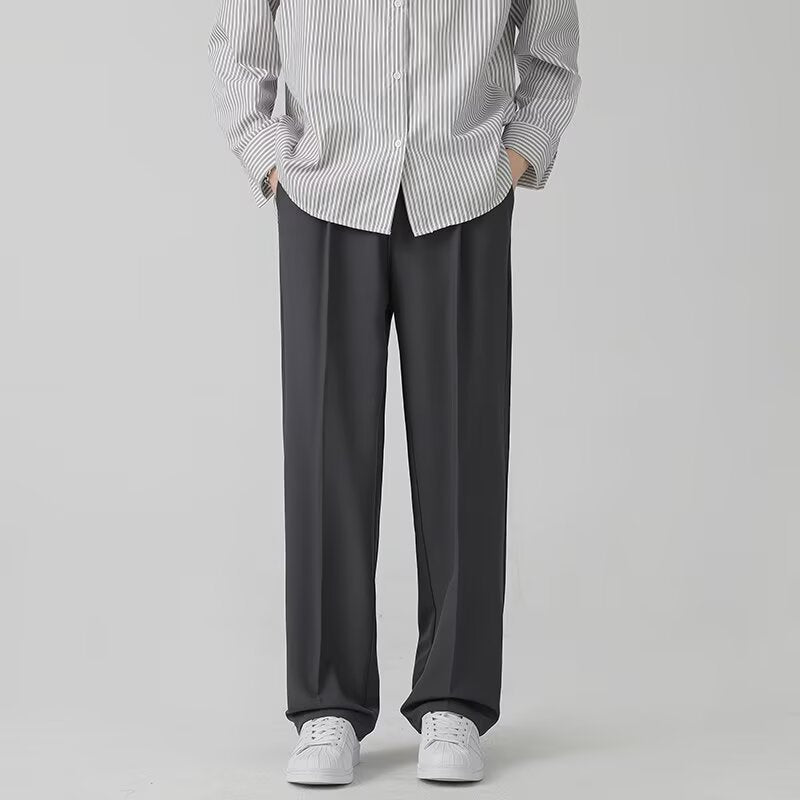 Luxury Drape Wide-Leg Trousers