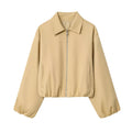 Women's Puff-Hem Cropped Jacket