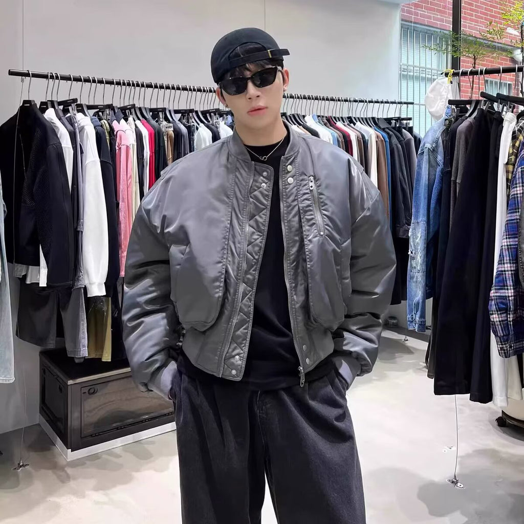 Men’s Oversized Utility Bomber Jacket