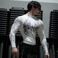 Cyber-Sigil Compression Long-Sleeve