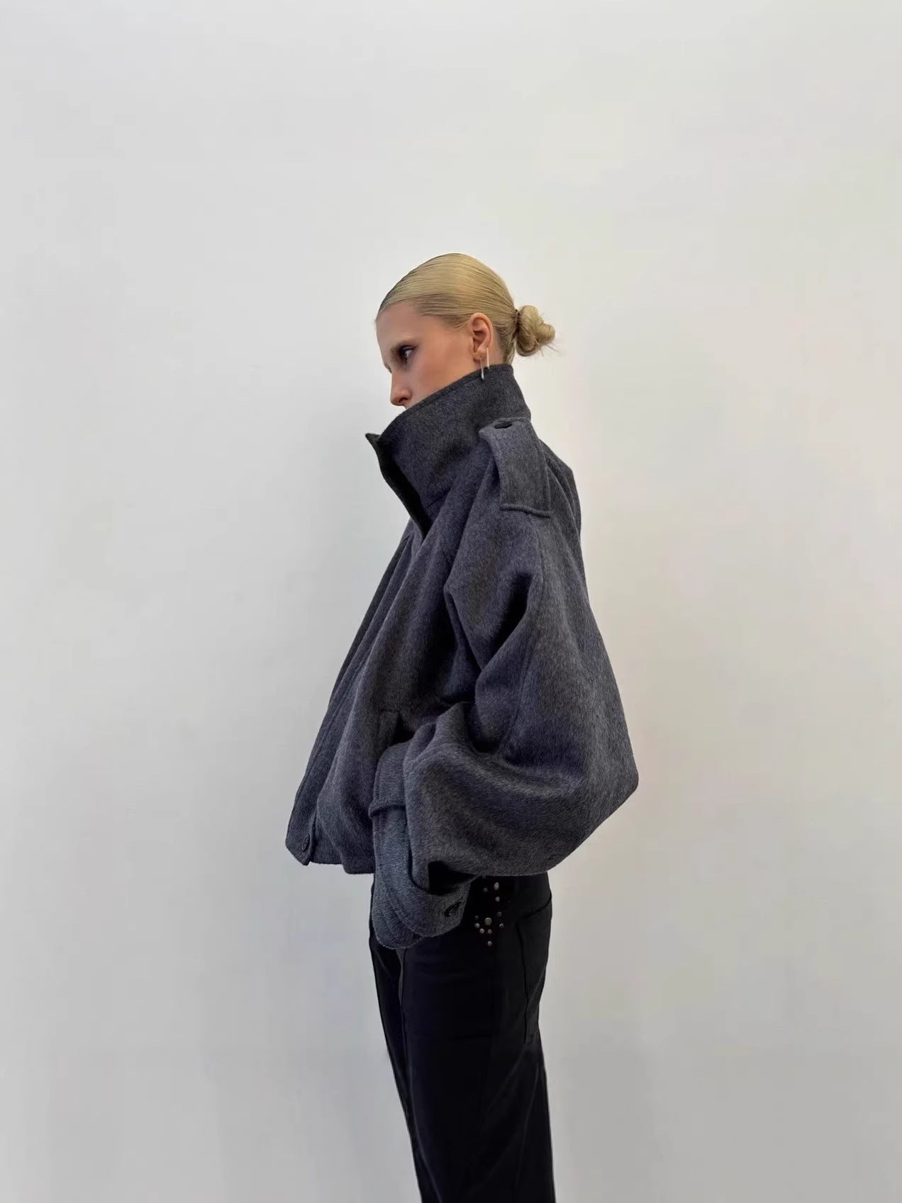 High Neck Statement Jacket