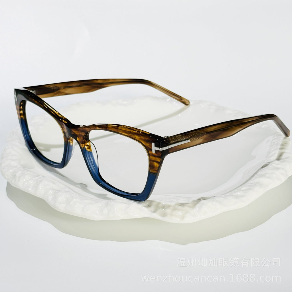 Designer Square-Frame Optical Eyewear