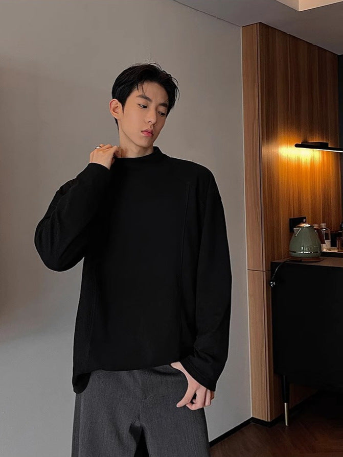 Mock Turtleneck Pullover