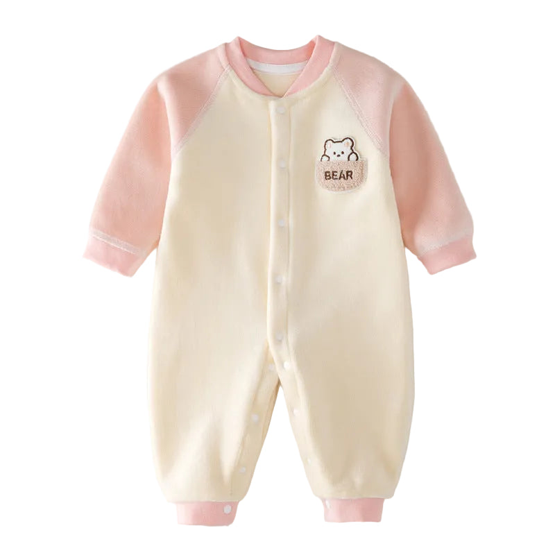 Velvet Baby Winter Onesie