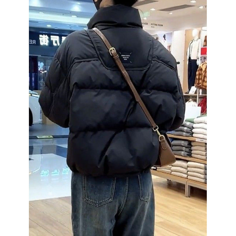 cropped puffer jacket