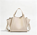 Ivory Structured Tote Bag