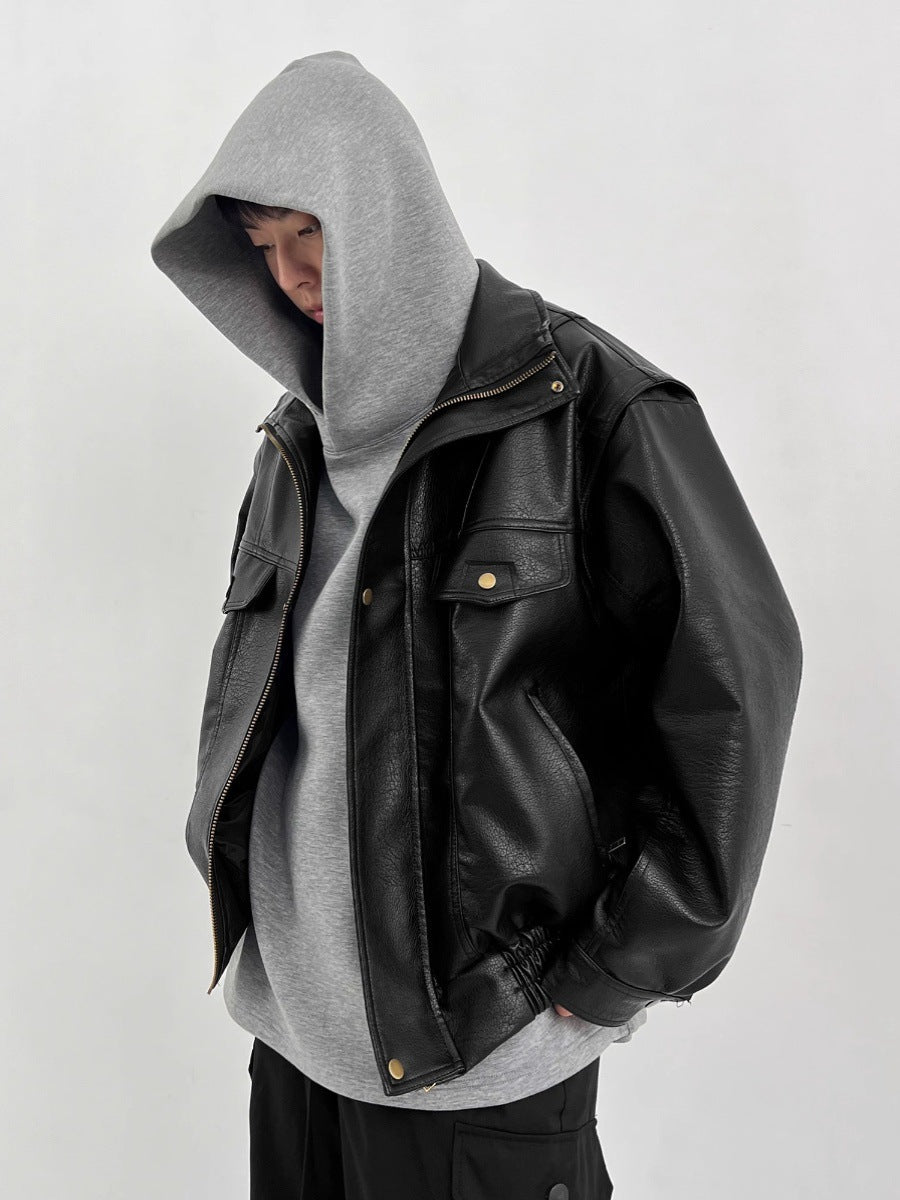 Retro Oversized Flight Jacket