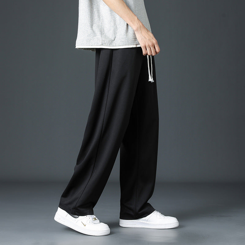 Relaxed Fit Wide-Leg Pants