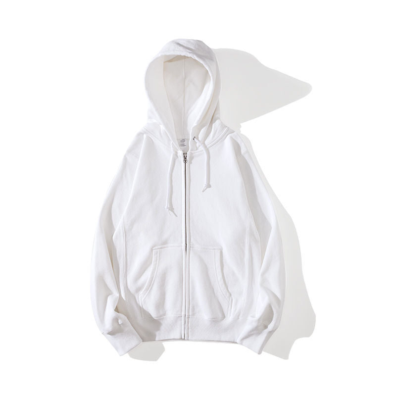 Heavyweight Zippered Cotton Hoodie