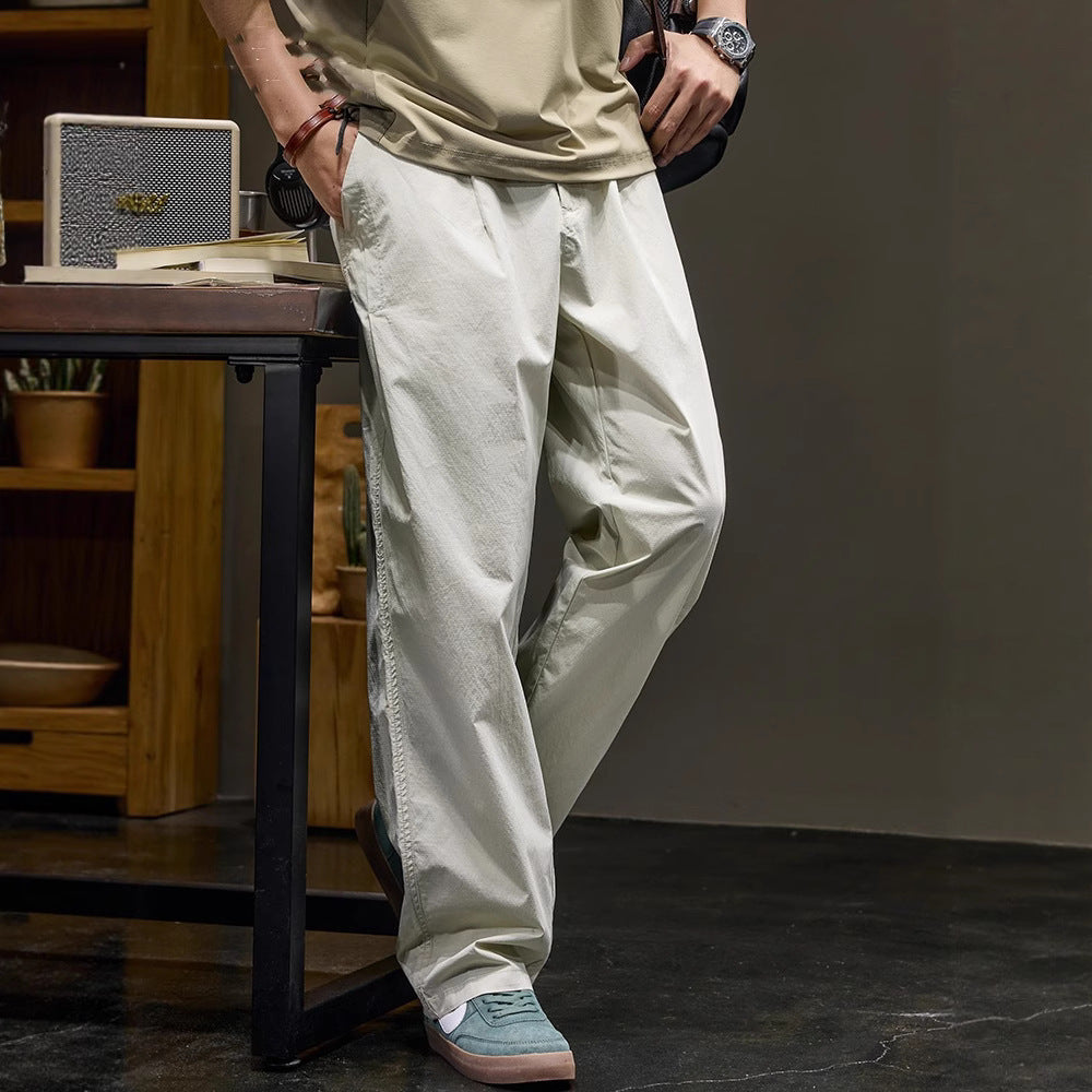 Casual Relaxed-Fit Trousers