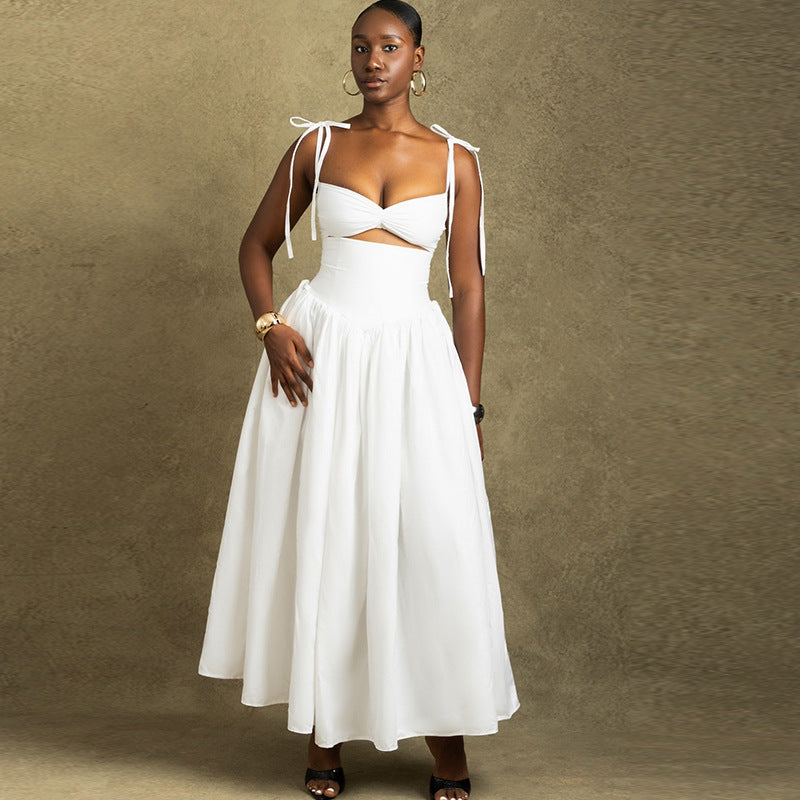 Off-Shoulder Flared Dress