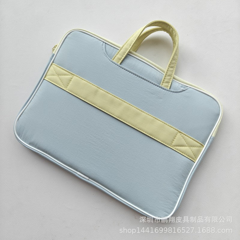 Embroidered Butterfly Bow Laptop Bag