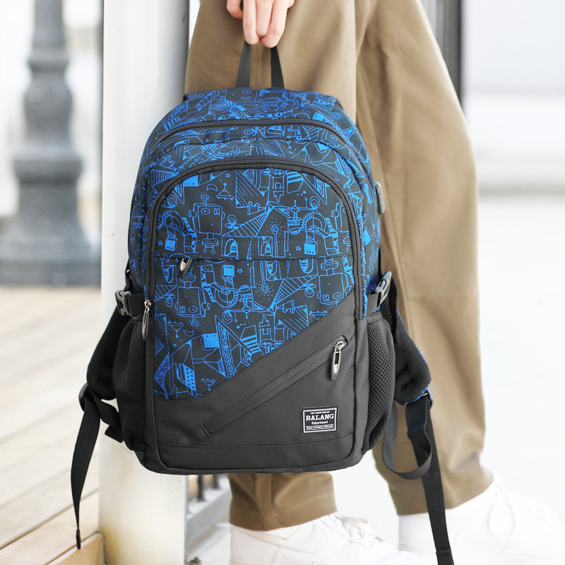 Student's Multi-Compartment Backpack