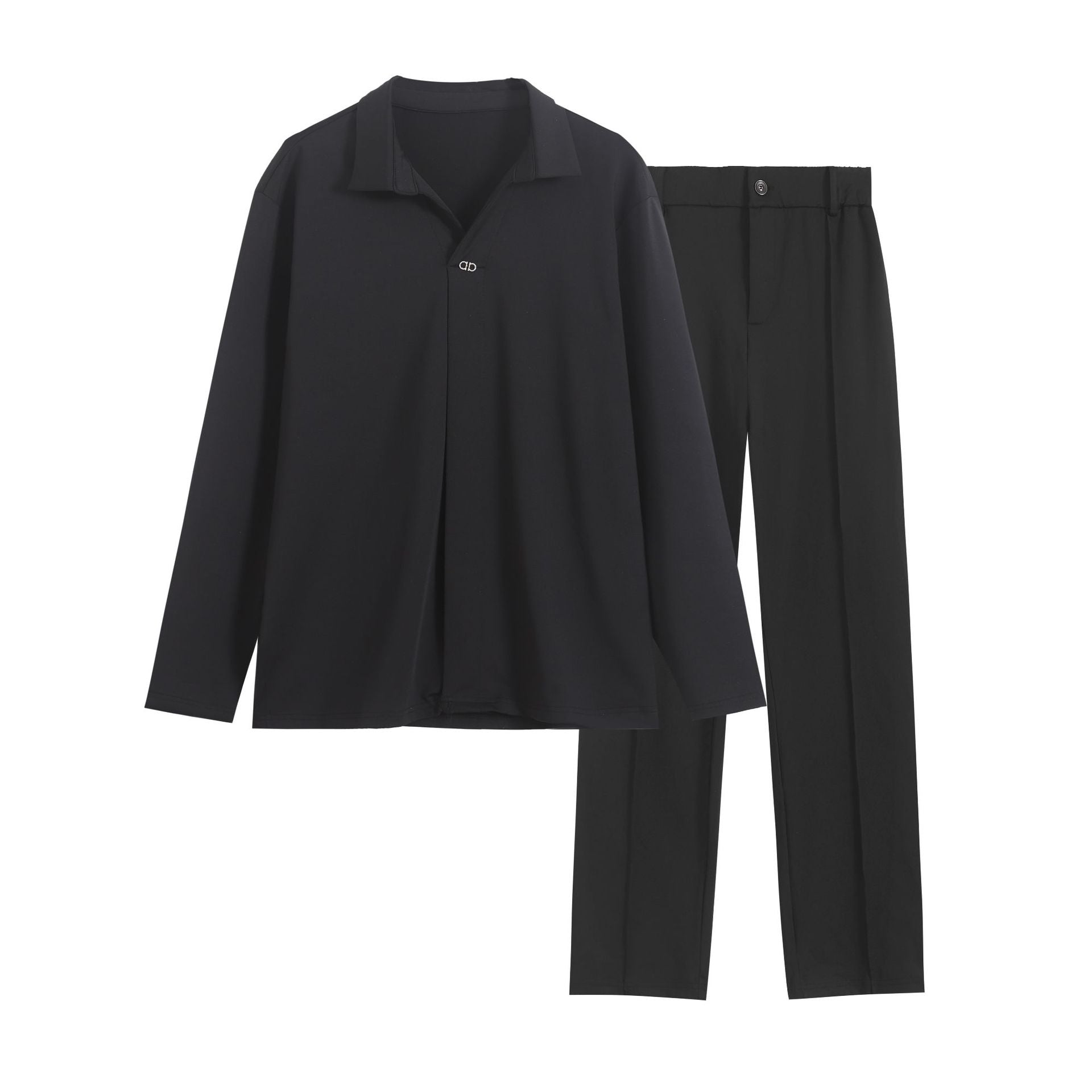 Seamless Ice Silk Men's Suit