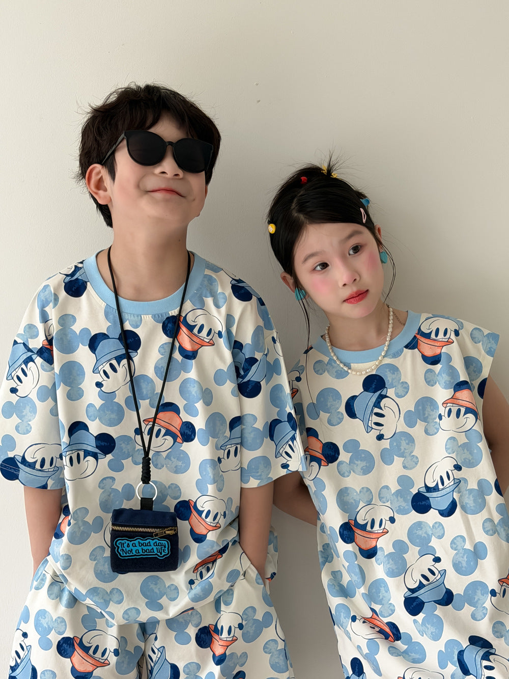 Kids' Cartoon T-Shirt and Shorts Set