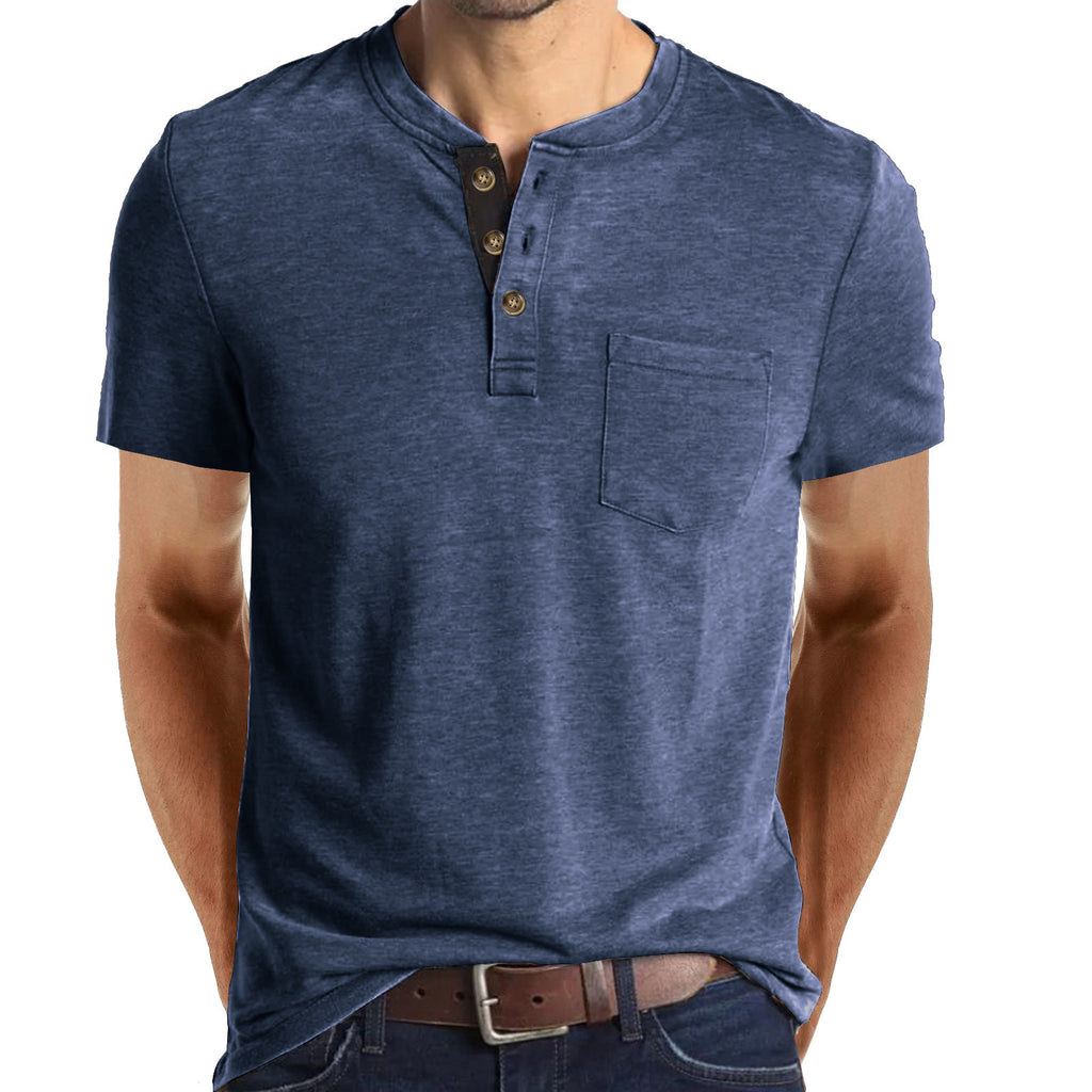 Men’s Slim-Fit Henley Tee