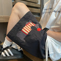 Embroidered Bulldog Sport Shorts