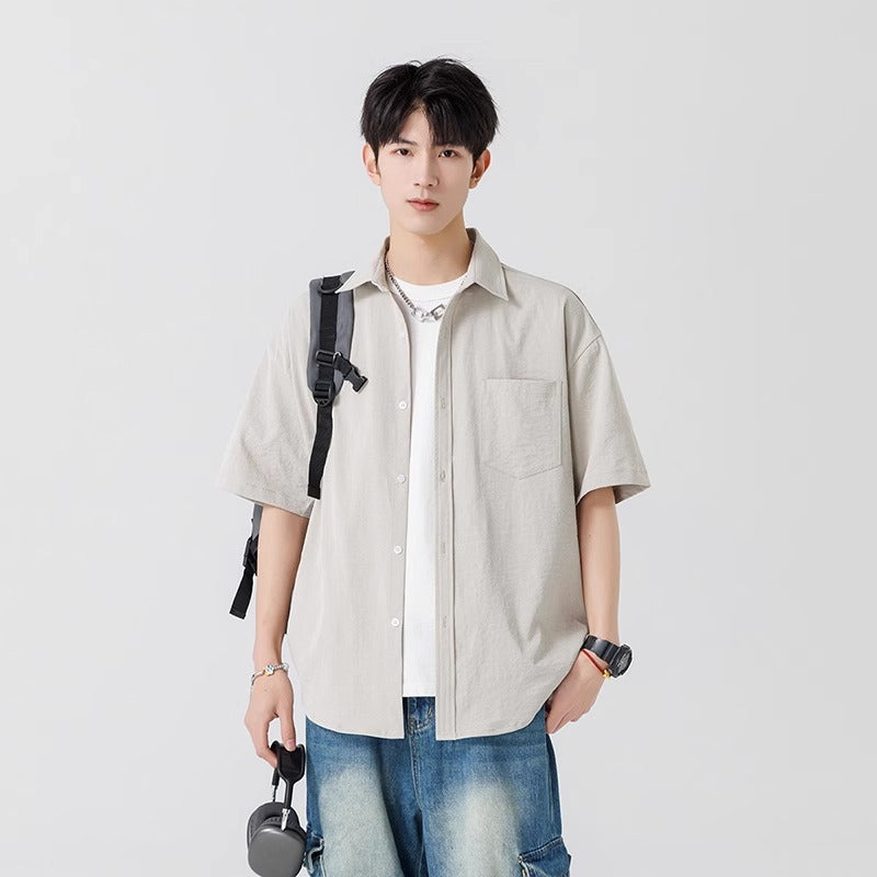 Relaxed Fit Drop-Shoulder Shirt