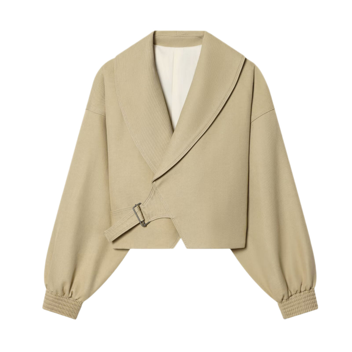 Women's Belted Cropped Jacket