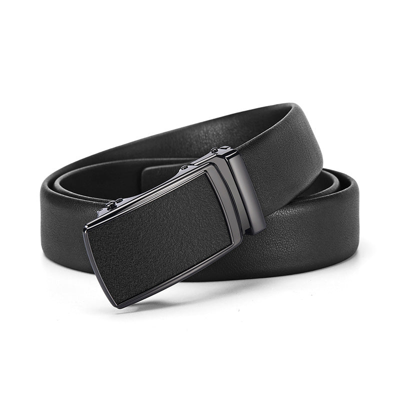 Men's Alloy Buckle Leather Belt