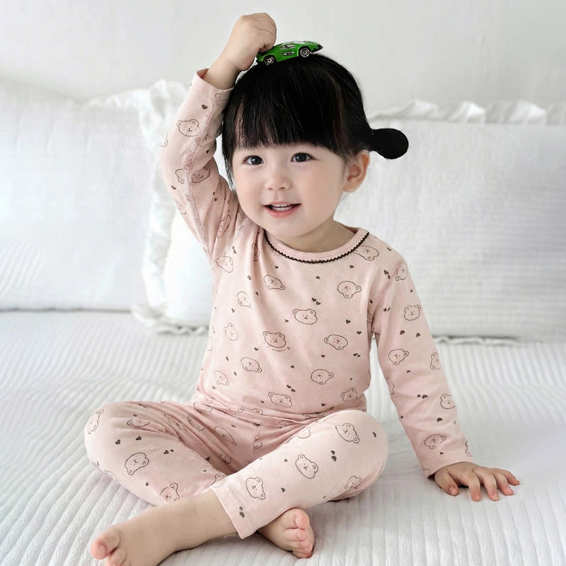 Lycra Cotton Kids' Lounge Set