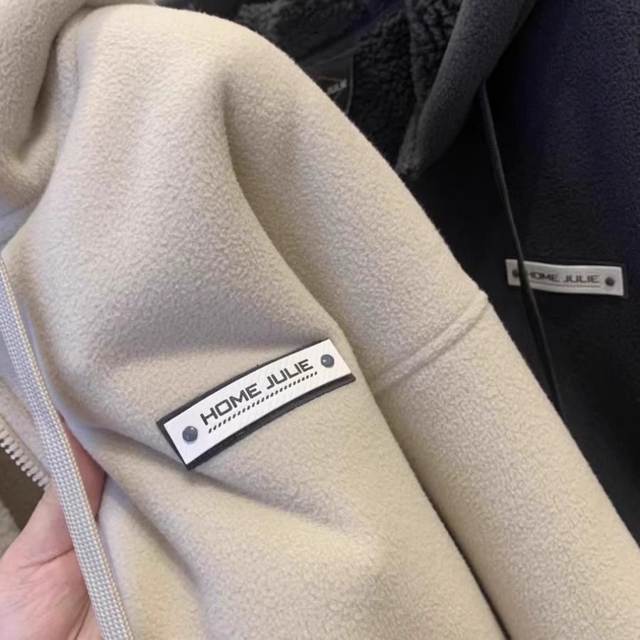 500g Heavyweight Sherpa Lined Zip Hoodie