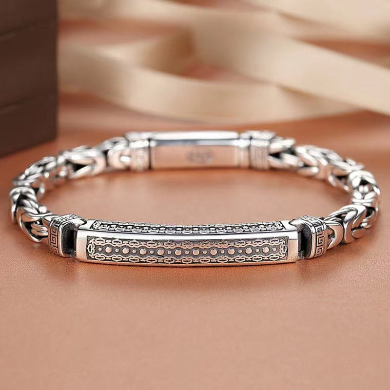 Vintage Engraved Byzantine Bracelet