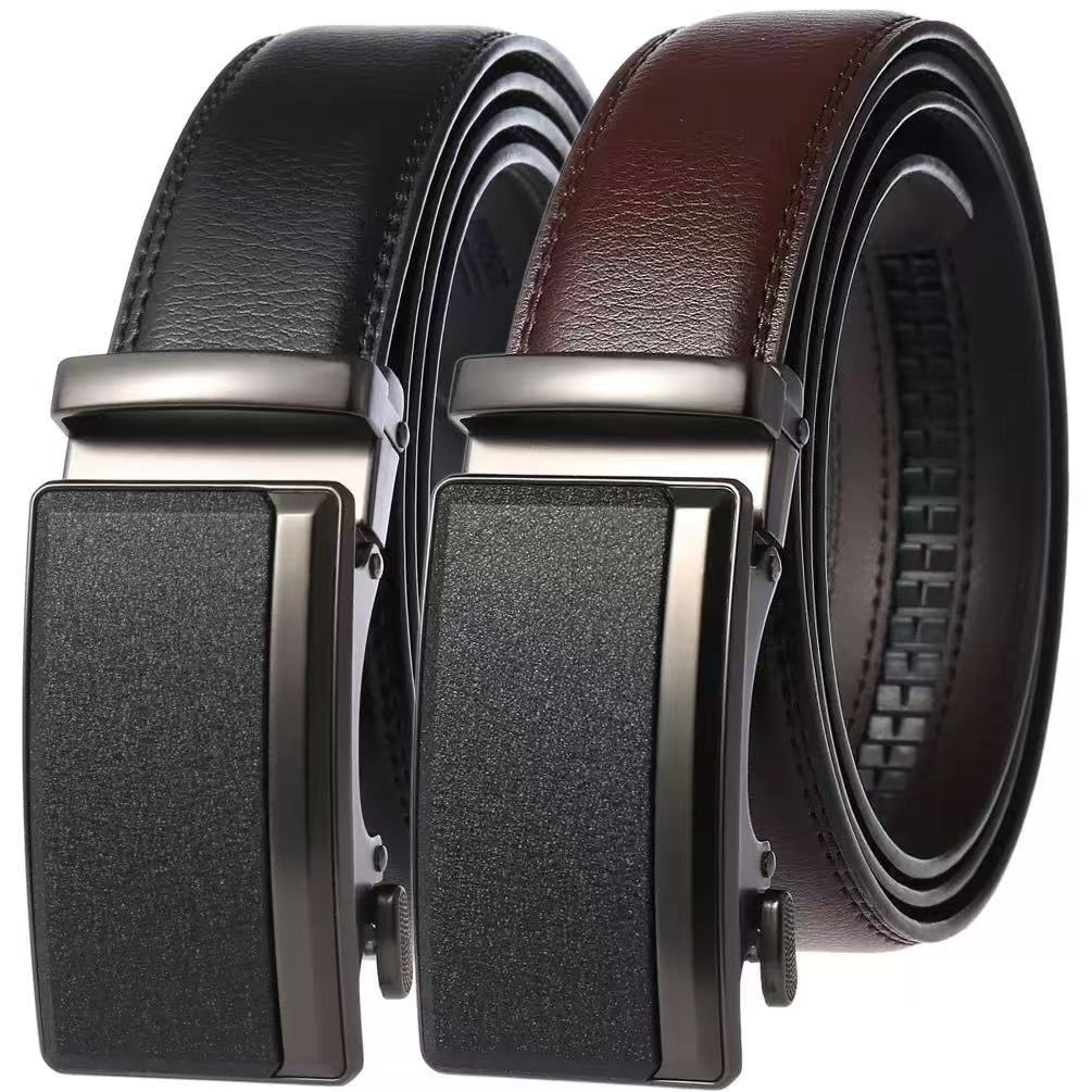 Automatic Buckle Leather Belt