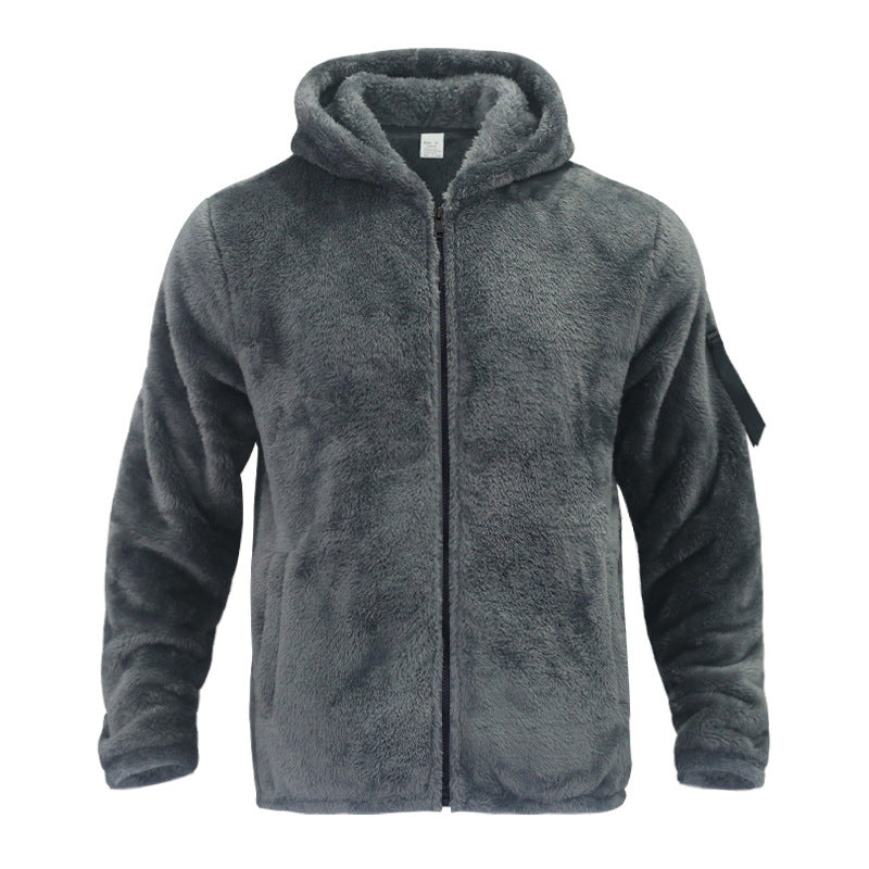Men’s Plush Sherpa Zip Hoodie