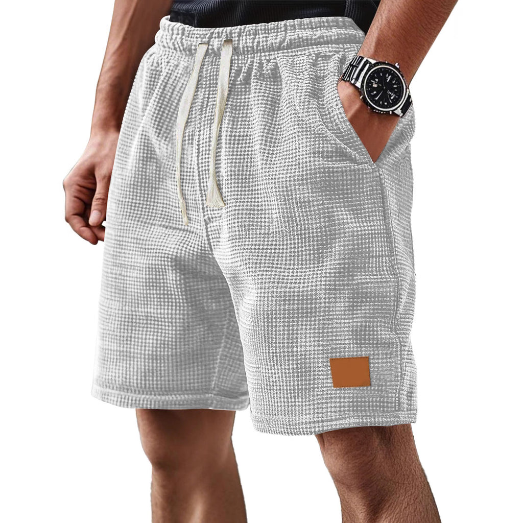 Men's Textured Casual Shorts
