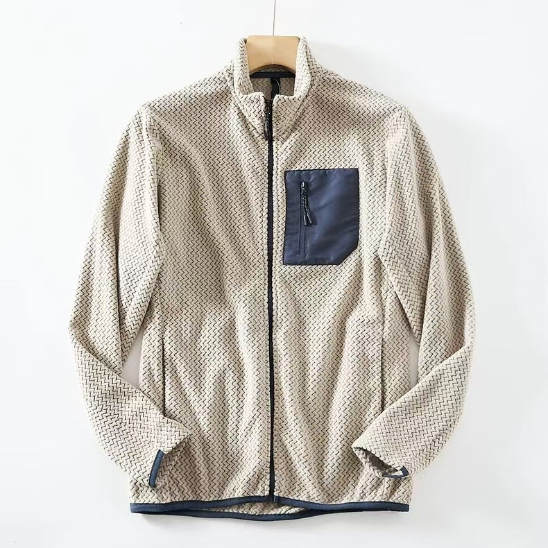 Comfort Zipper Fleece Cardigan