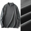 Dark green [skin-friendly high elasticity warm 240G double-sided fleece base shirt]