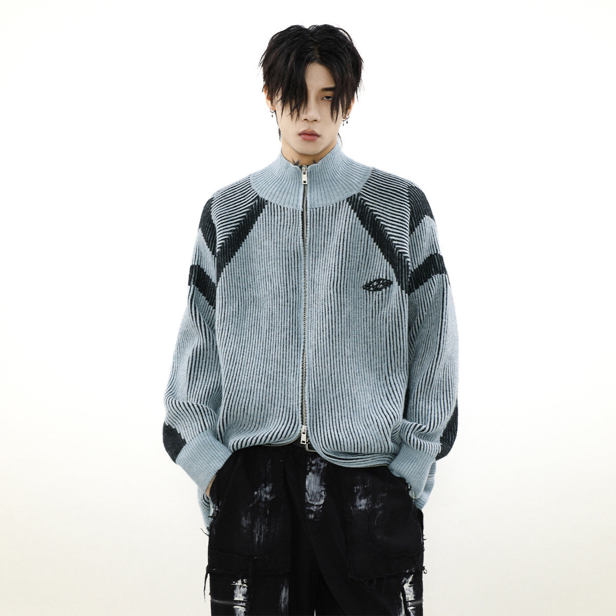 Knit Full-Zip Jacket For Men