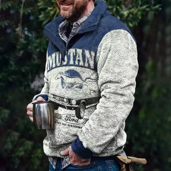 Southwestern Pattern Fleece Jacket