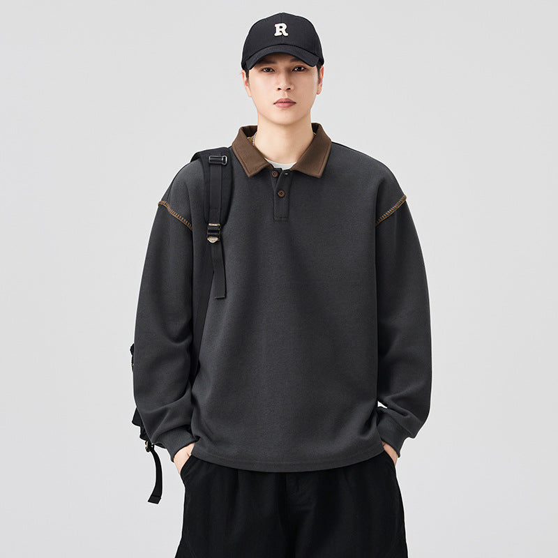 Men's oversized polo shirt.