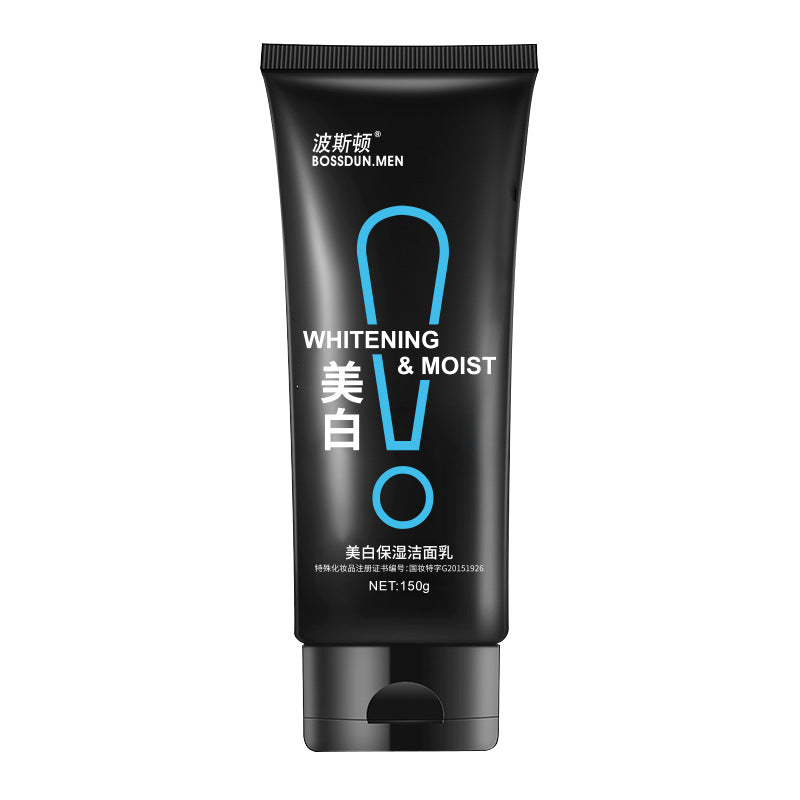 Facial cleanser for men, Boston genuine whitening moisturizing cleanser facial cleansing student facial cleanser for boys