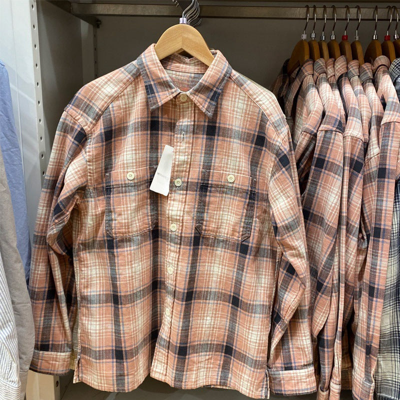 Bamboo Cotton Plaid Overshirt