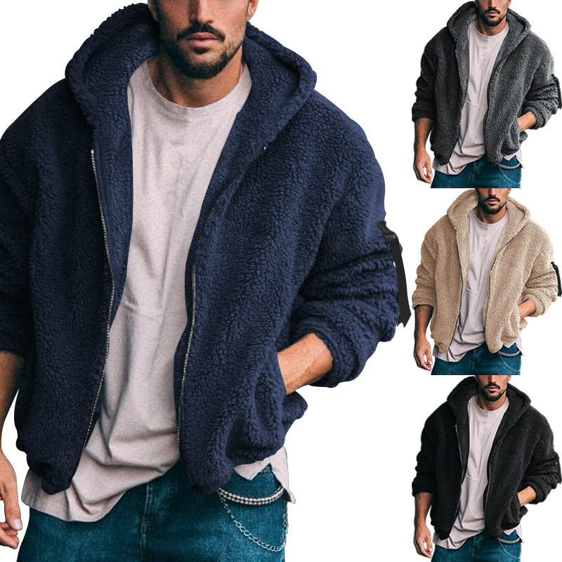Men’s Plush Sherpa Zip Hoodie