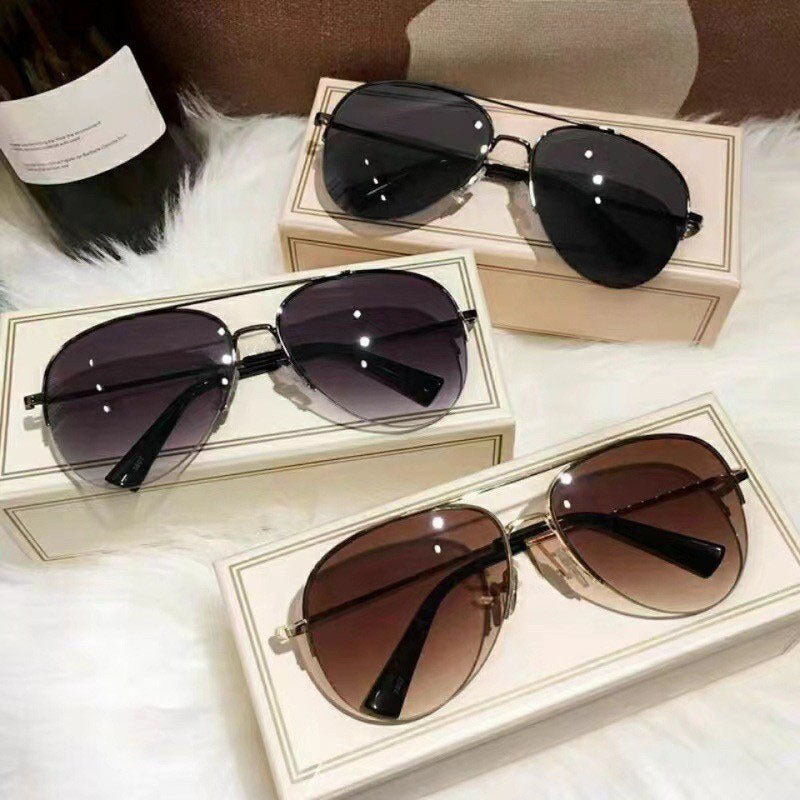 Aviator sunglasses men's sunscreen sunglasses trendy personality premium toad glasses driving cycling sunglasses