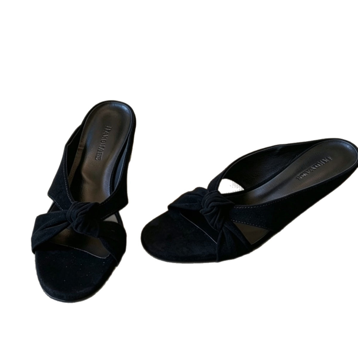 Knotted Wedge Sandals