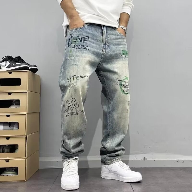 Graphic Streetwear Jeans