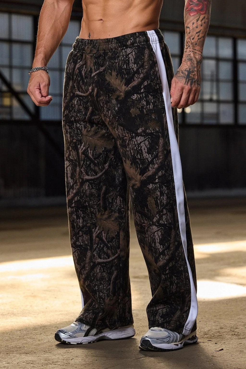 YOUNGLA Men's Relaxed Fit Athletic Pants