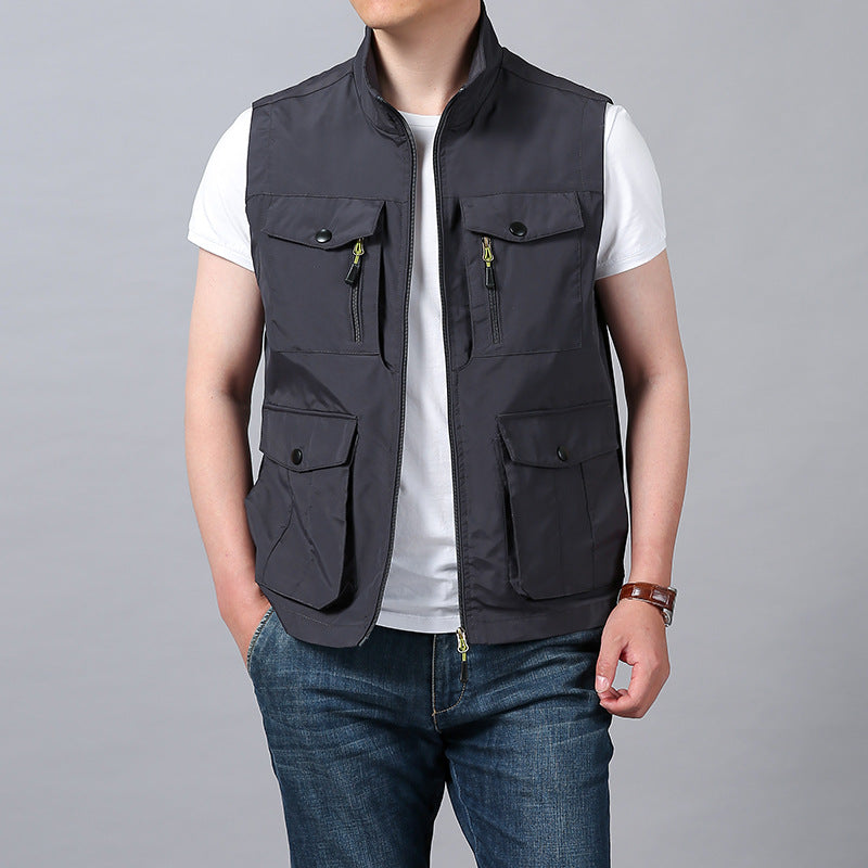 Men’s Multi-Pocket Utility Vest