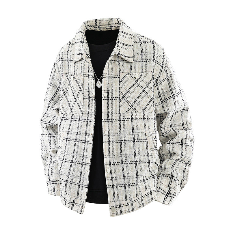 Vintage Tweed Overshirt Jacket