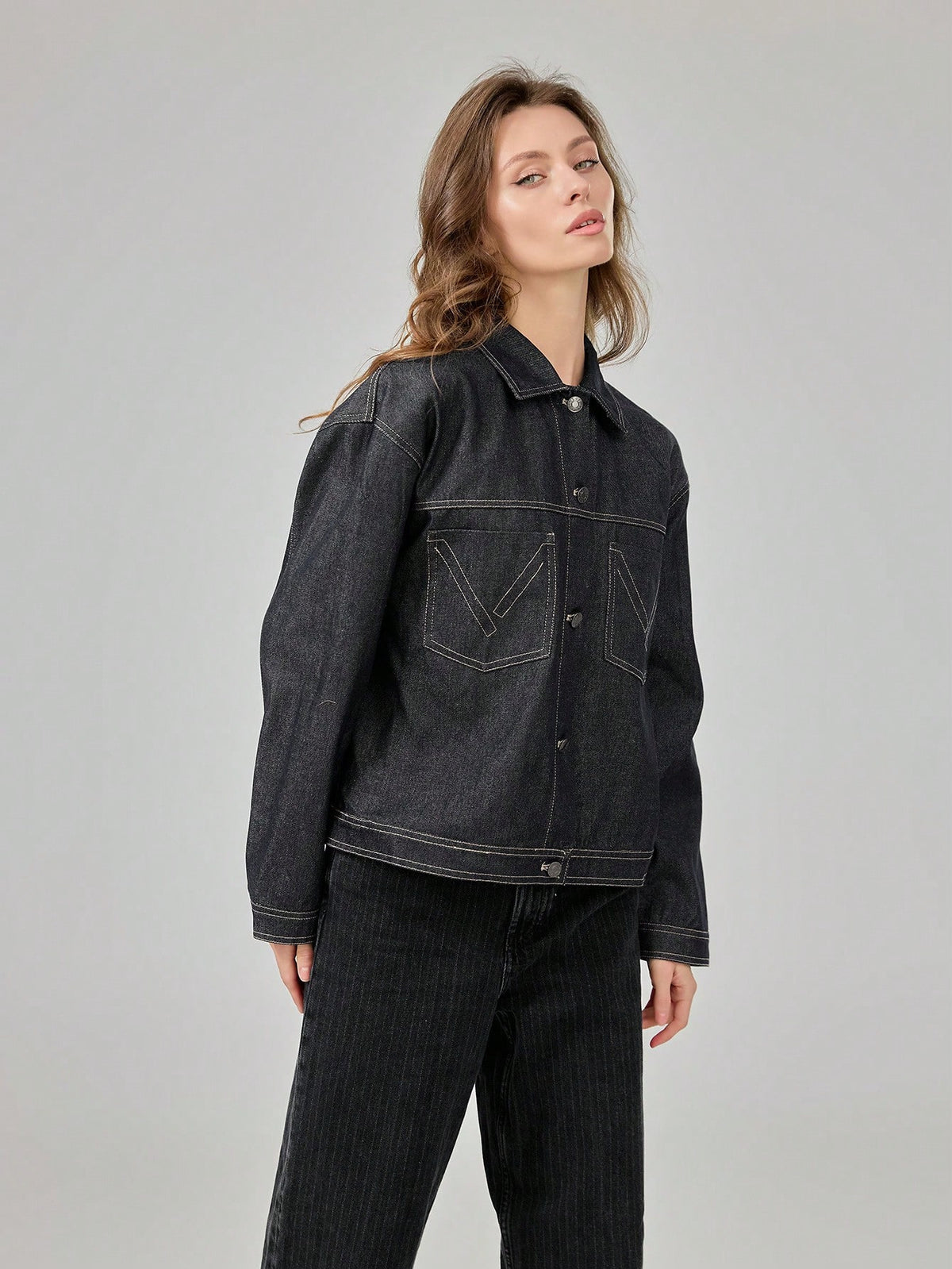 Women's Dark-Wash Denim Jacket