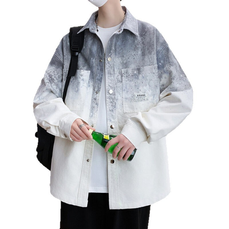 Casual Gradient Overshirt