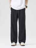 Wide-Leg Casual Trousers